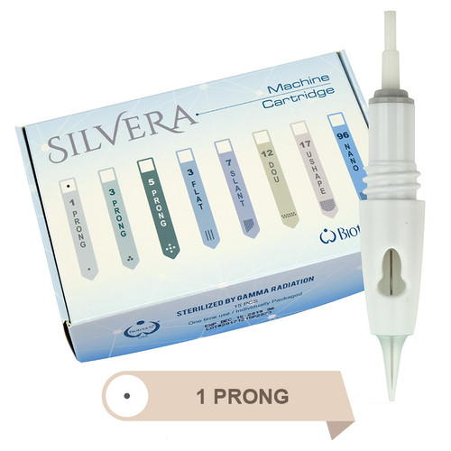 1 Prong Needle Round for Silvera Machine 15/Box SILNR1