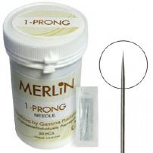 1 prong Needles Round, 50/box APN1