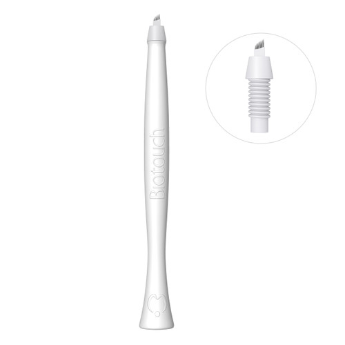 Feather Touch Disposable 1 WHITE PEN with 14 Prong NeedleS 10 Sets/Bag FTHW14
