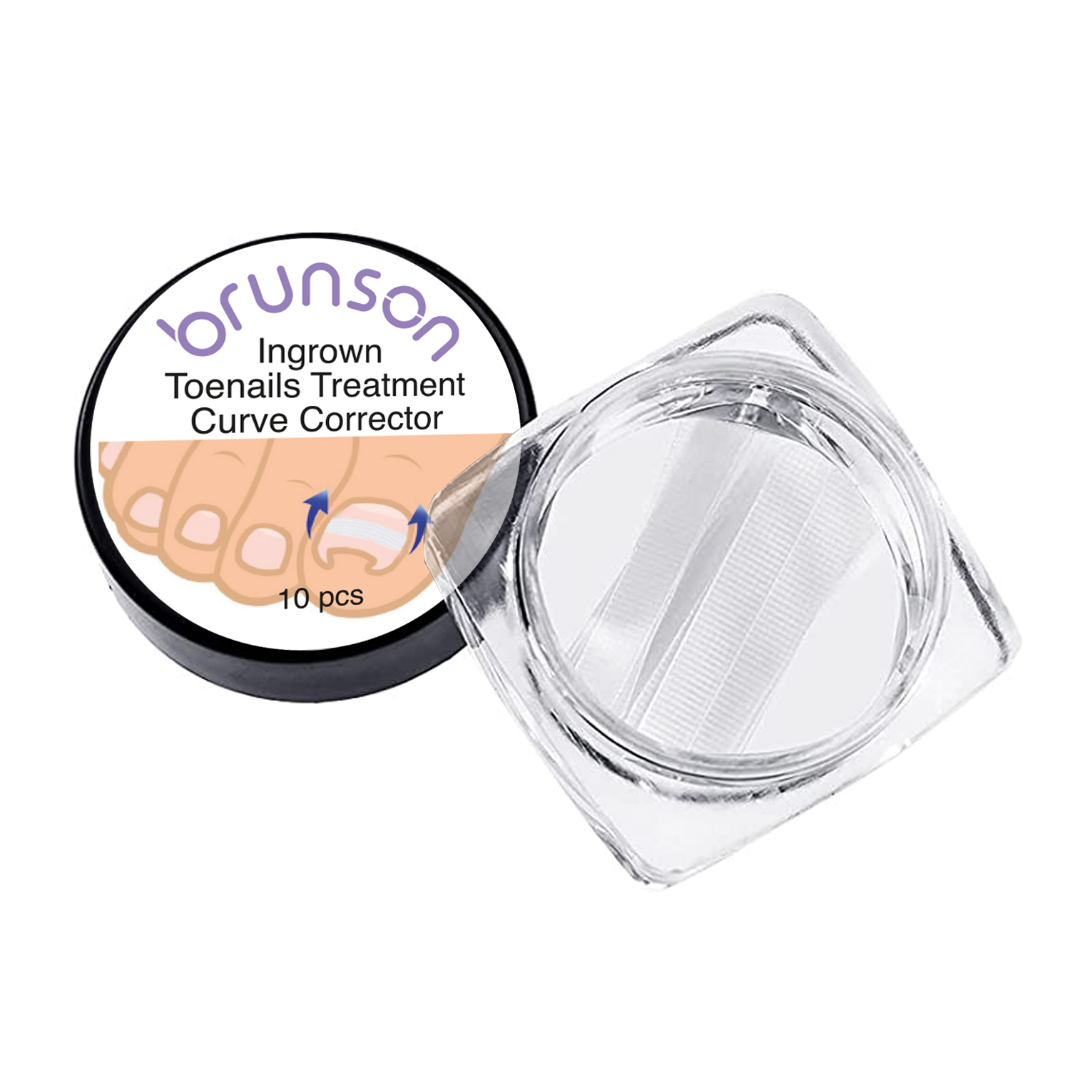 Ingrown Toenail Straightening Clip Ingrown Toenail Correction Elastic Sticker Paronychia Acronym Correction Foot Care Tool TNS01