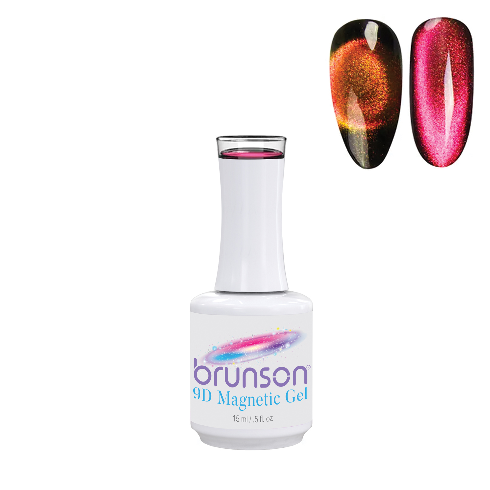 9D Magnet Cat Eyes Gel Nail Polish New Art UV LED Polish Primer Soak Gel Lacquer Colored Cat Eye Gel Gelish Nail Art B9D07