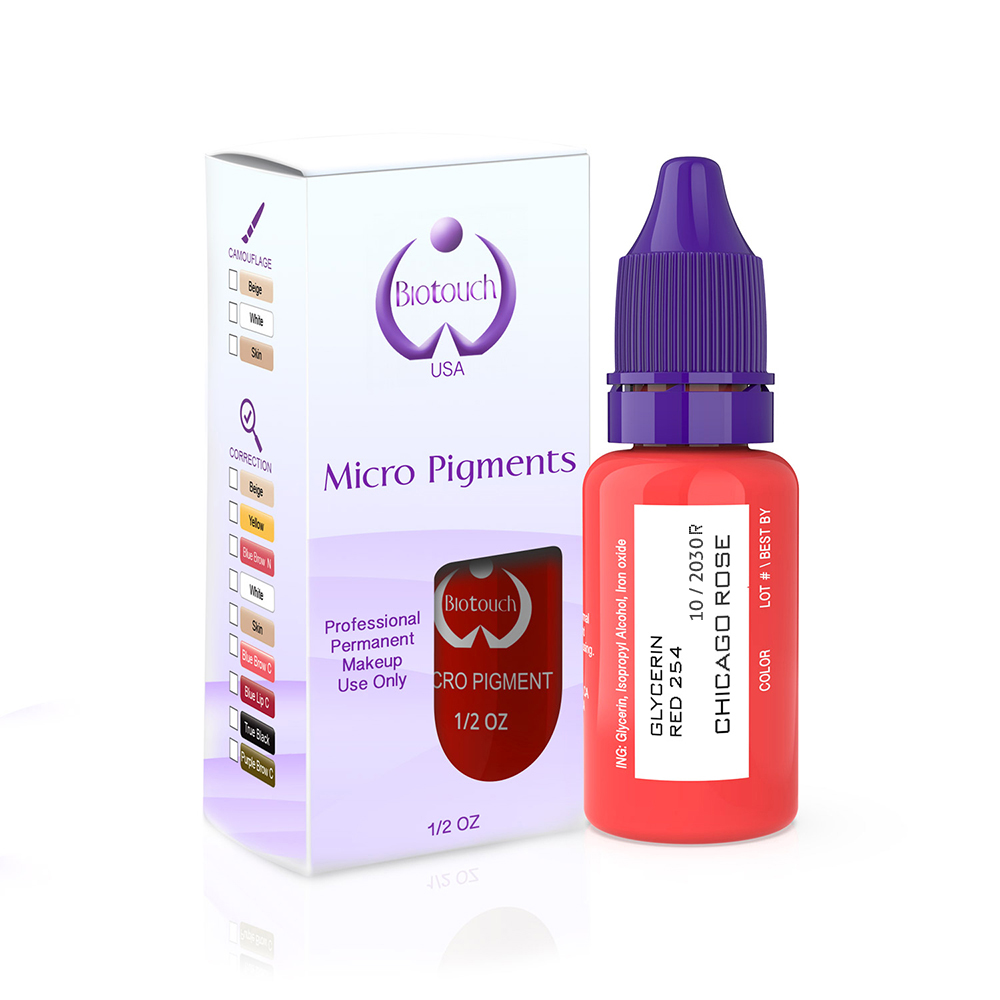 Micro Pigment - Chicago Rose - Biotouch Permanent Ink ROSCH
