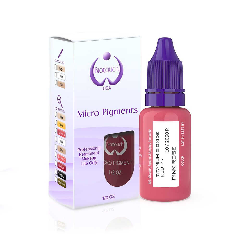Micro Pigment - Pink Rose - Biotouch Permanent Ink ROSPK