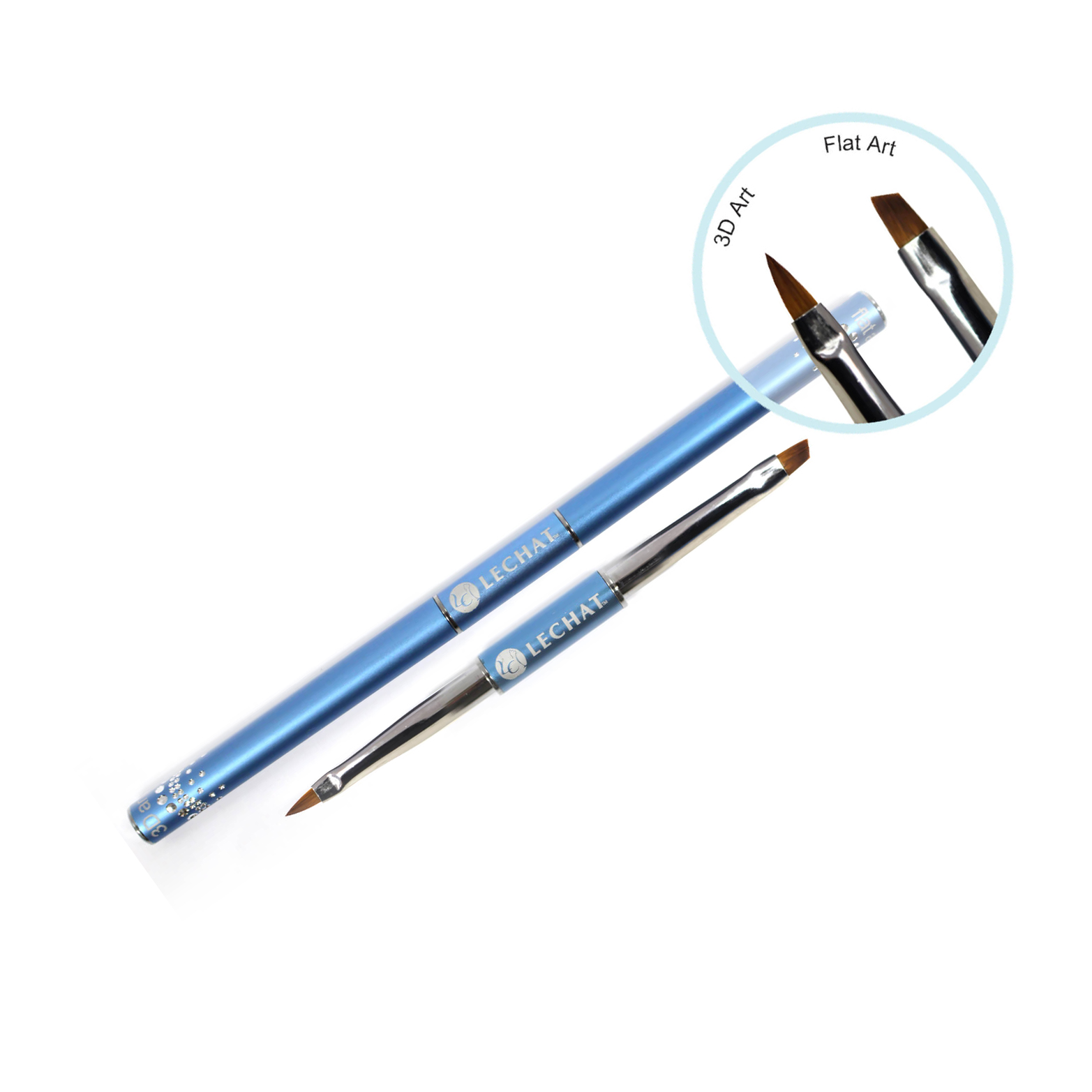 Dual Sided Brush 3D Art & Flat Art LCTHB02