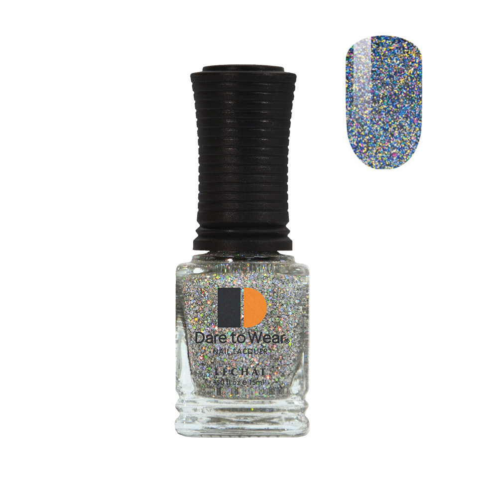 Dare to Wear Nail Polish Shine & Last Lacquer 15ml nail paintHologram Diamond DW59