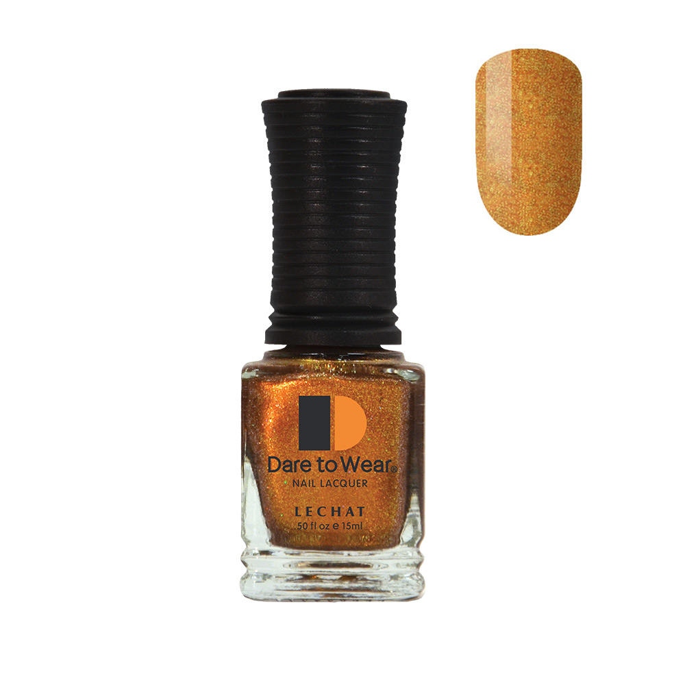 Dare to Wear Nail Polish Shine & Last Lacquer 15ml nail paint Heart of Gold DW123