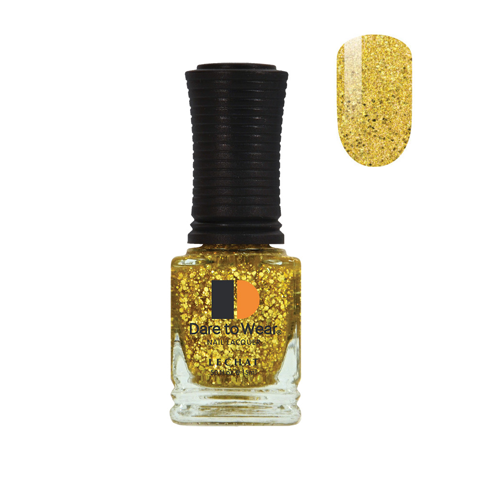 Dare to Wear Nail Polish Shine & Last Lacquer 15ml nail paint Golden Bliss DW135