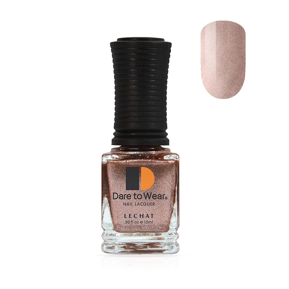 Dare to Wear Nail Polish Shine & Last Lacquer 15ml nail paintGold Hearted DW166