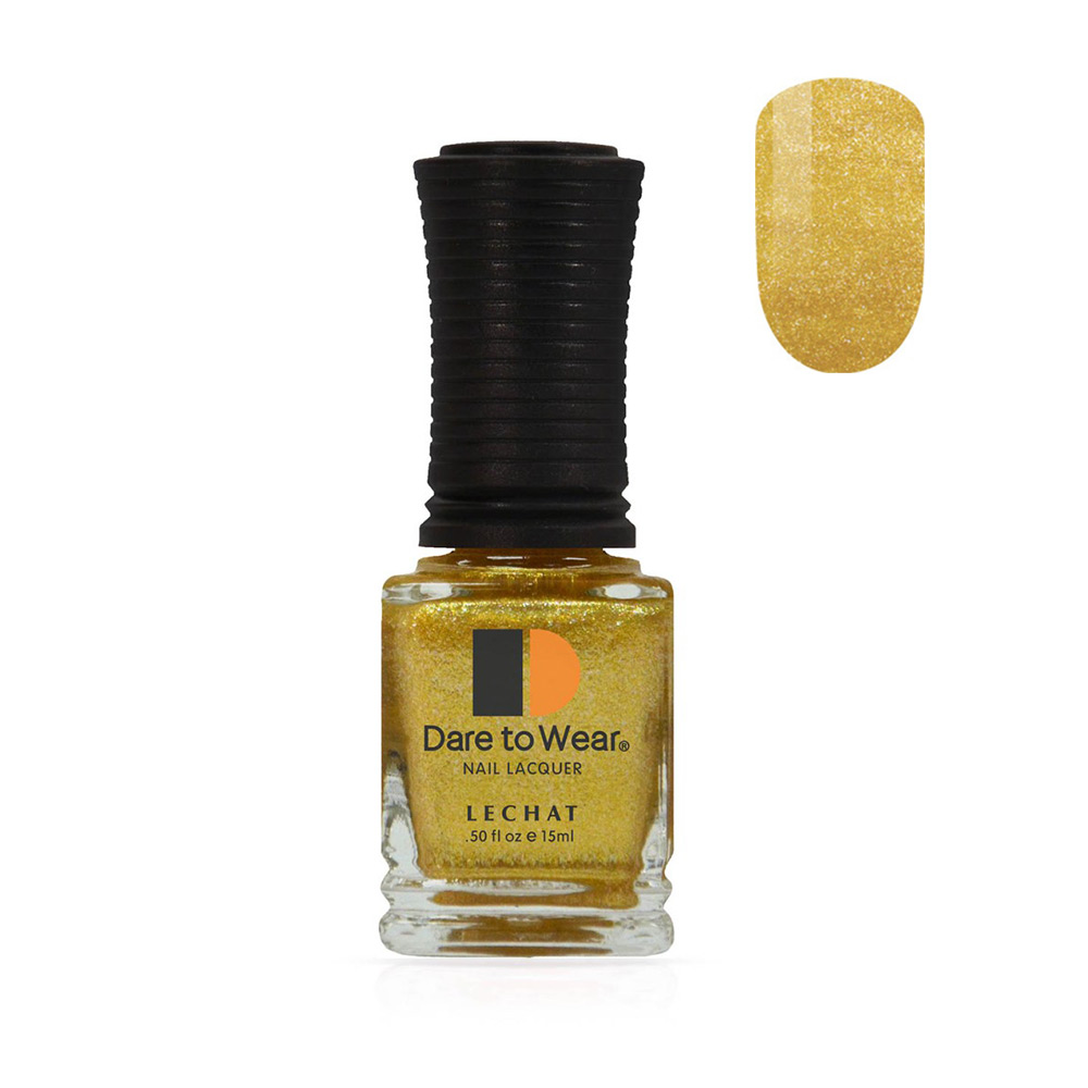 Dare to Wear Nail Polish Shine & Last Lacquer 15ml nail paintGoldtease DW181