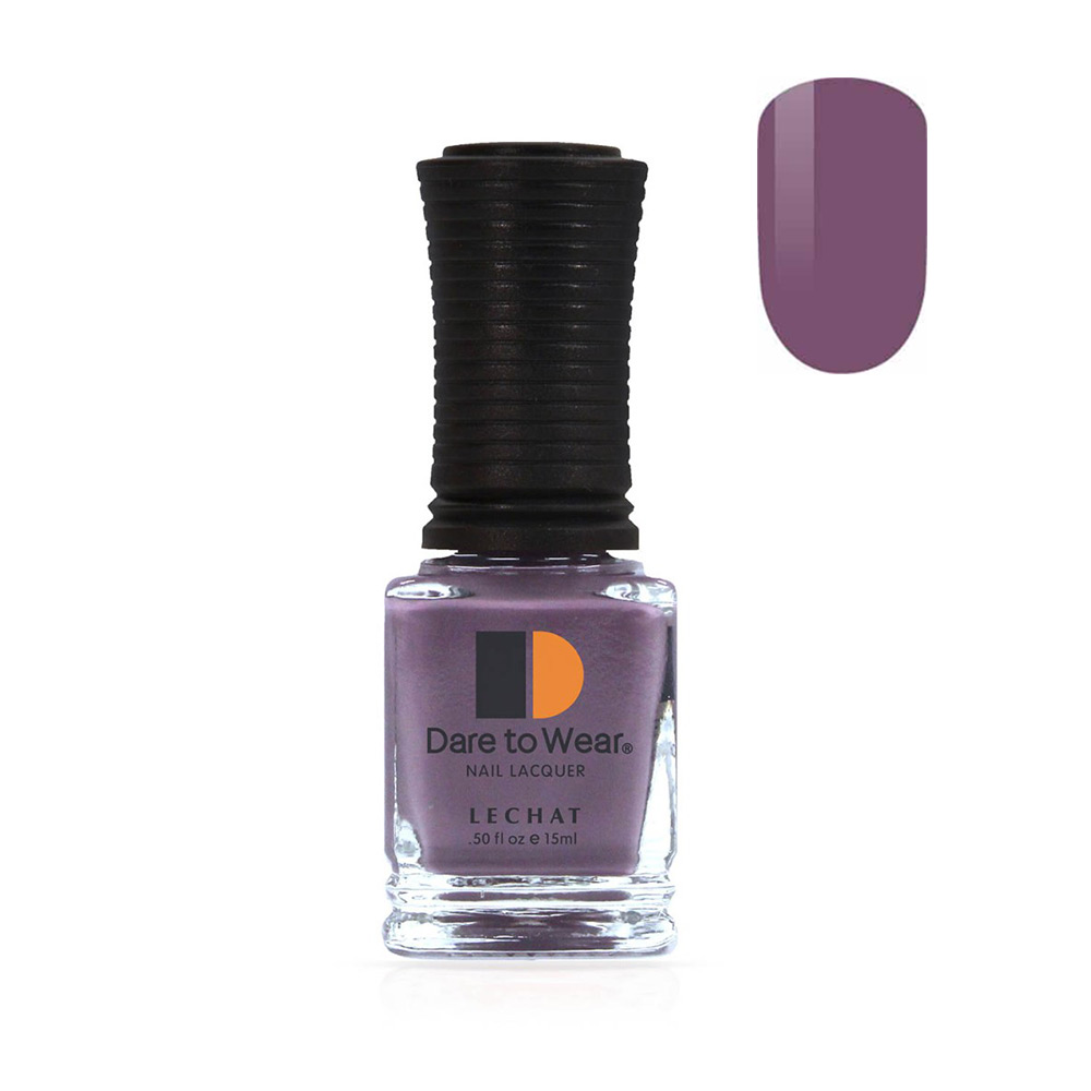 Long lasting Nail Polish Color Muted mystic wisteria cream finish 15ml by LeChat Nail Lacquer Grace DW208