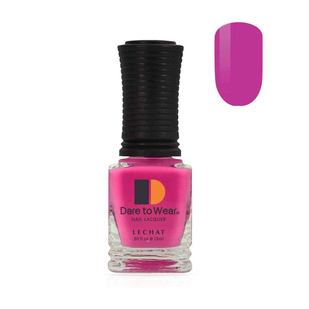 Long lasting Nail Polish Color Radiant deep super Pink cream. 15ml by LeChat Nail Lacquer Gypsy Rose DW234