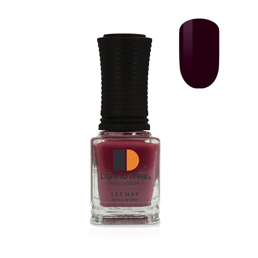 Long lasting Nail Polish Color deep burgundy 15ml by LeChat Nail Lacquer Bittersweet DW240