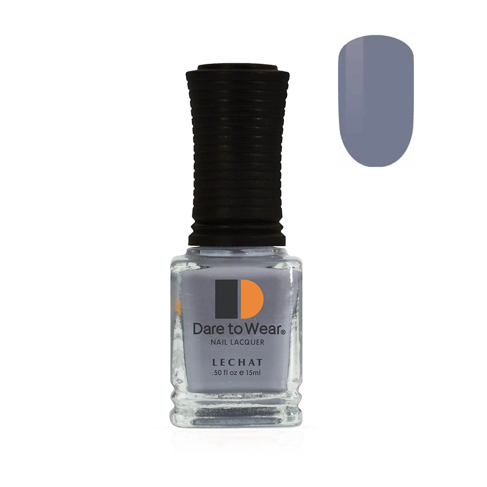Long lasting Nail Polish Color Steely Gray 15ml by LeChat Nail Lacquer Behind Closed Doors DW246