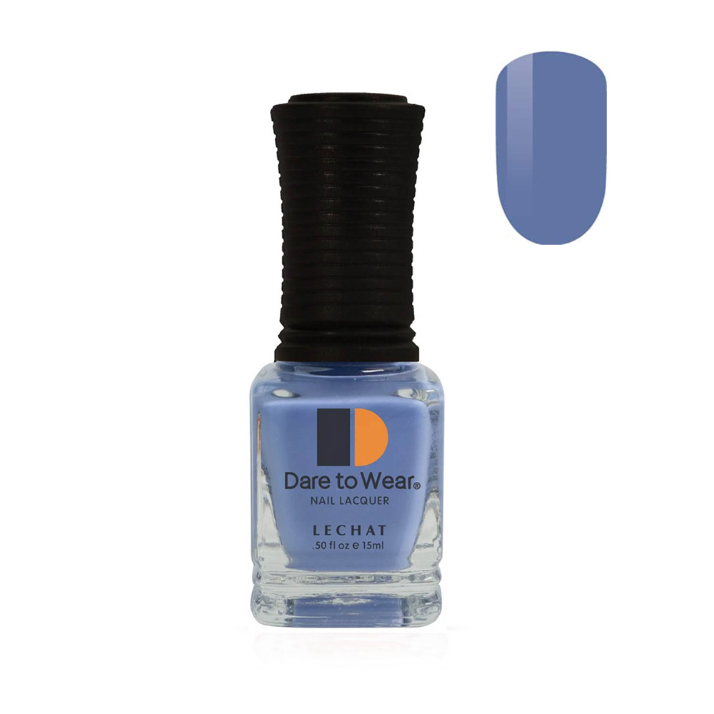 Long lasting Nail Polish Color periwinkle blueish purple 15ml by LeChat Nail Lacquer Wisteria DW250