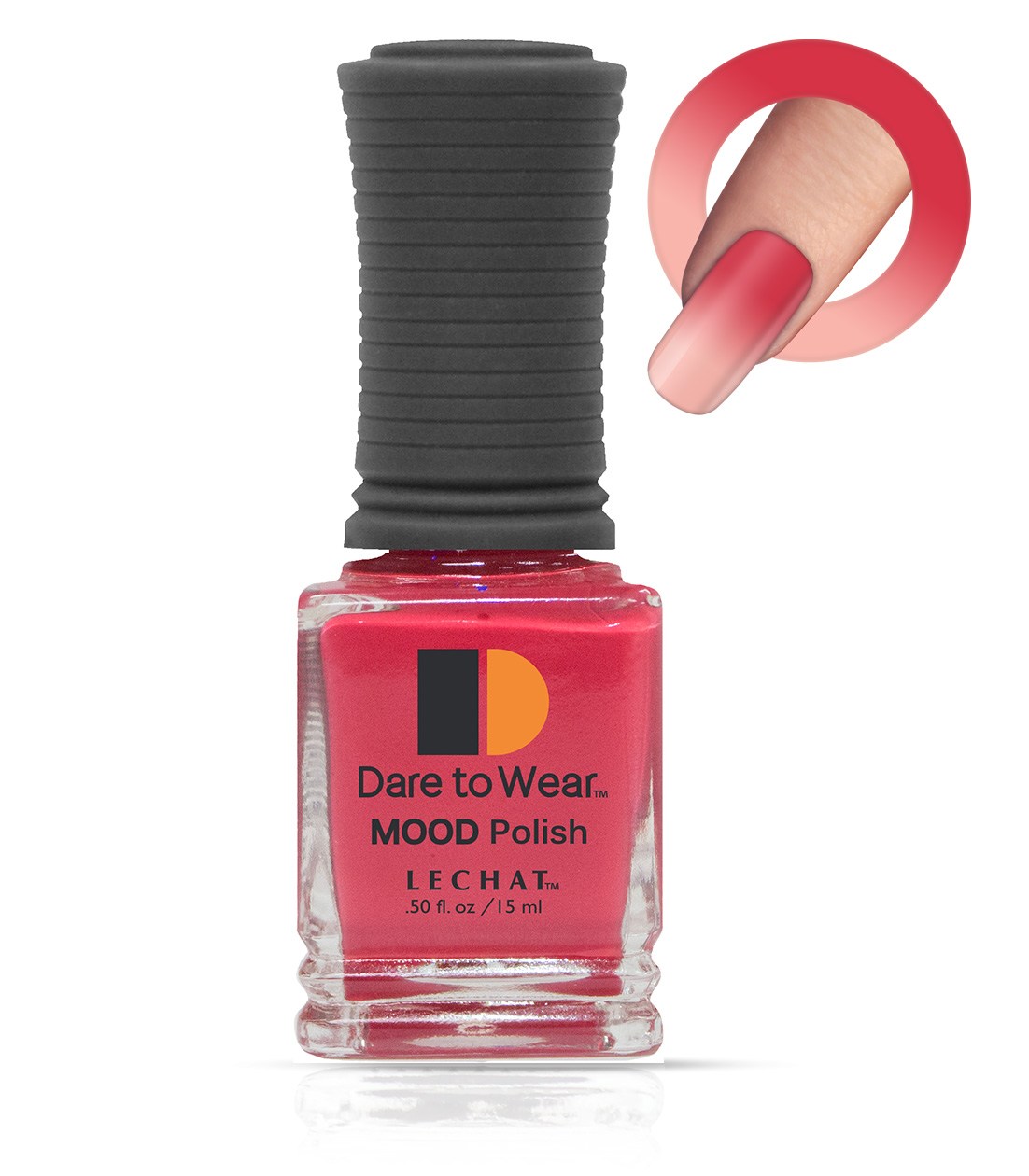 Temperature Change Mood Color Gel Polish DIY Nail Art UV Gel Polish Crushed Coral 15ml DWML55