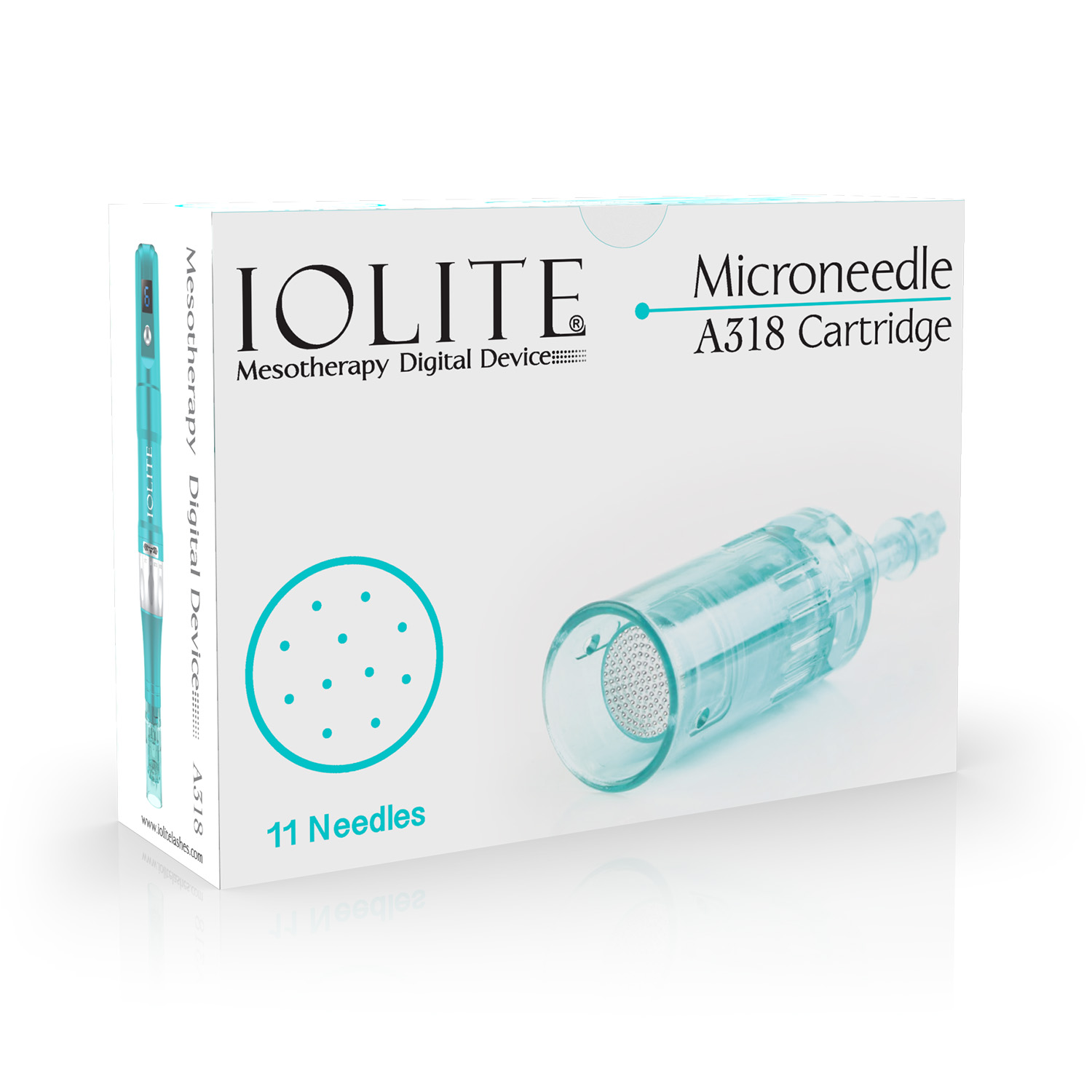 11 Needles Iolite Mesotheorapy Digital Device Microneedle A318 Cartridge IMTN11