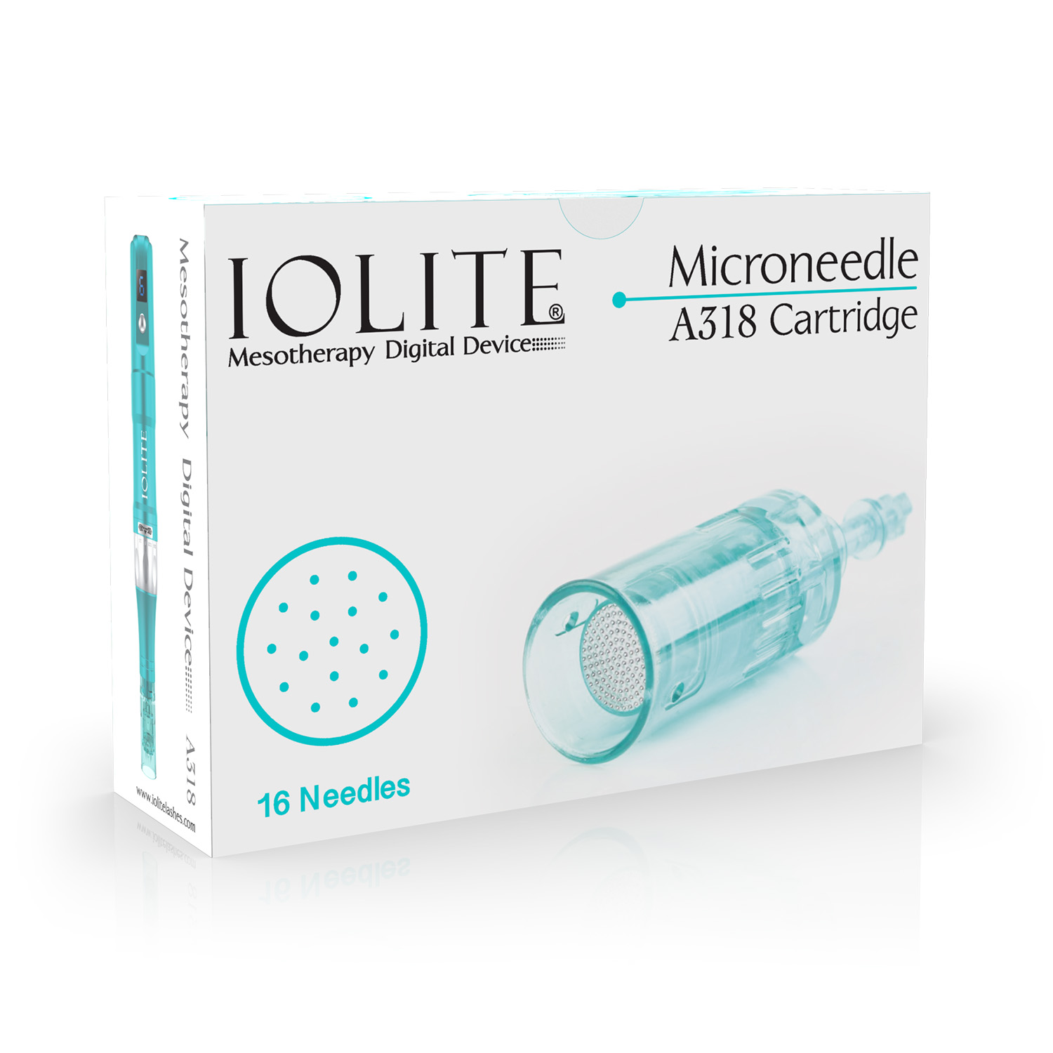 16 Needles Iolite Mesotheorapy Digital Device Microneedle A318 Cartridge IMTN16
