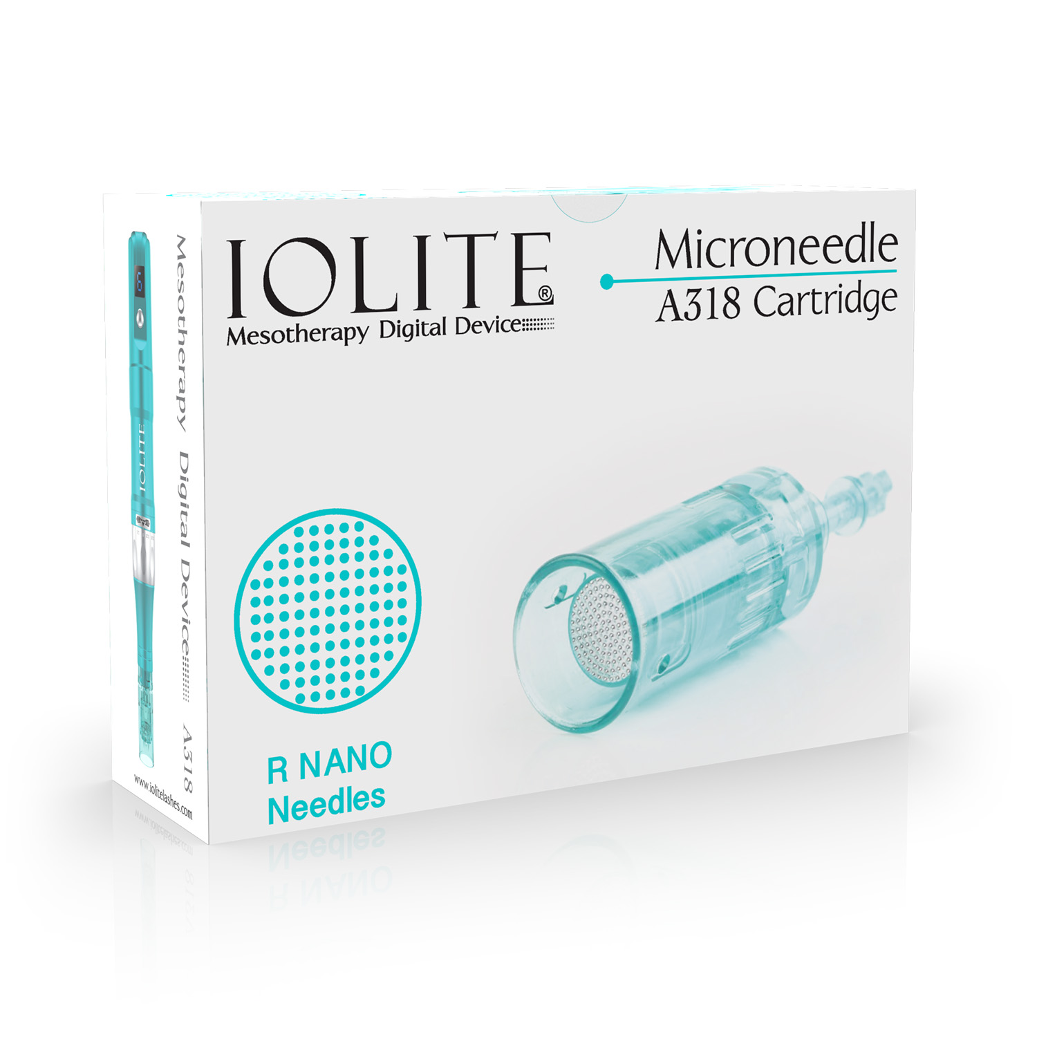 Round Nano Needles Iolite Mesotheorapy Digital Device Microneedle A318 Cartridge IMTNR
