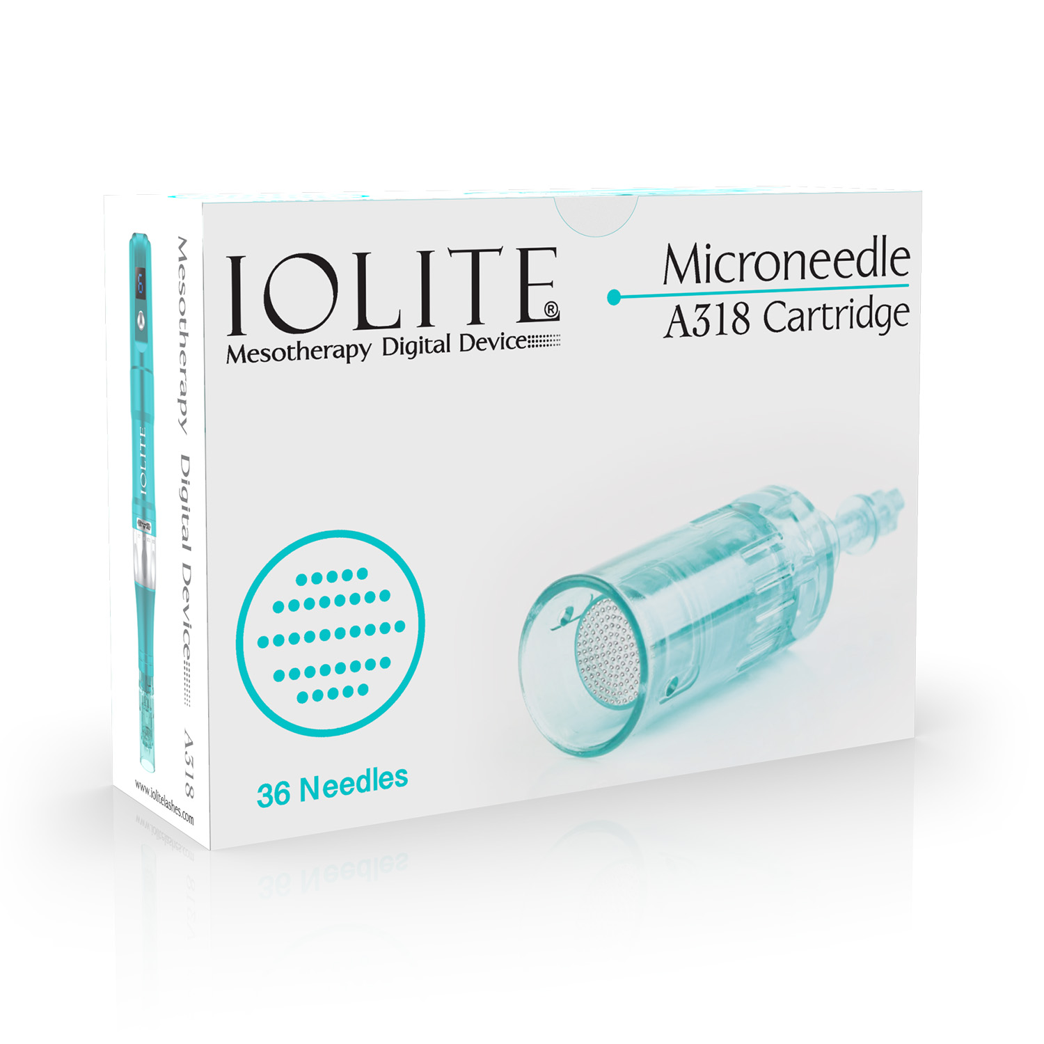 36 Needles Iolite Mesotheorapy Digital Device Microneedle A318 Cartridge IMTN36