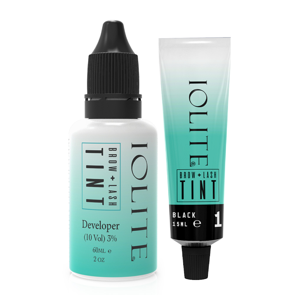 Brow & Lash Tint Black Color with Developer ITDITB