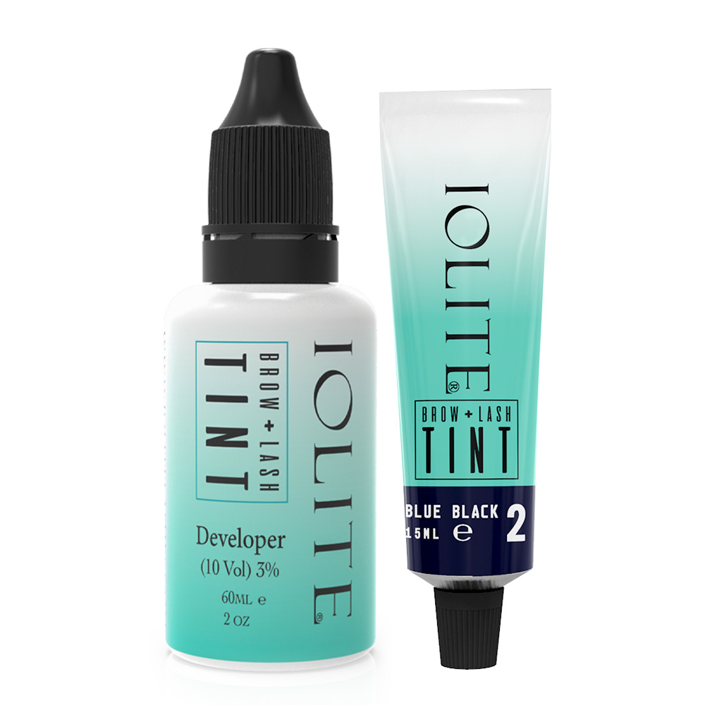 Brow & Lash Tint Blue Black Color with Developer ITDITBB