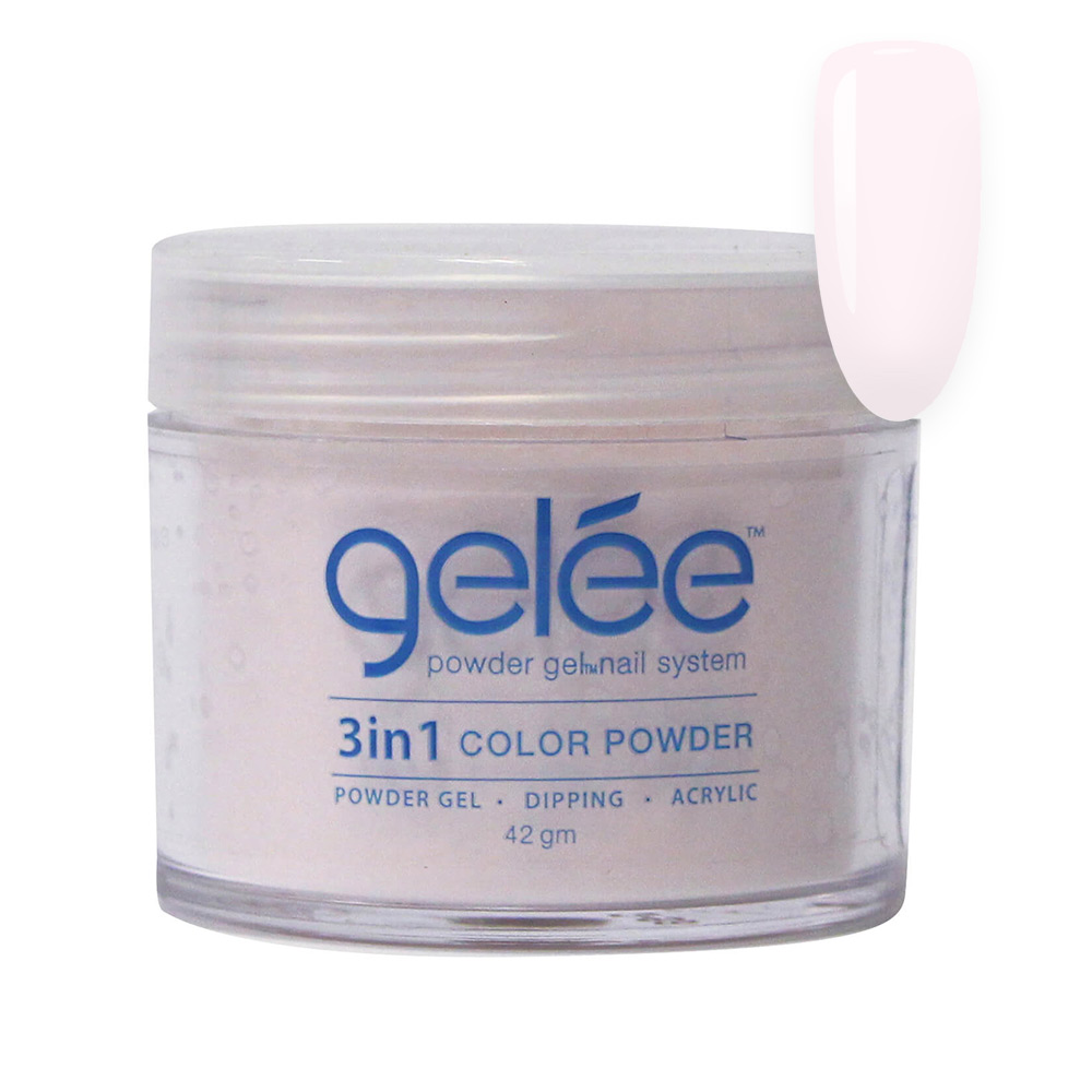 Gelée 3in1 - Barely Pink Compatible with Powder Gel, Dipping or Acrylic GCP01