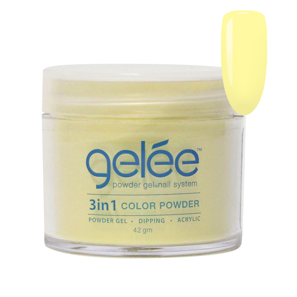 Nail Dipping Color Powder Lemonade 42g, Dip Acrylic Powder Gel Nail Art Manicure System GCP15