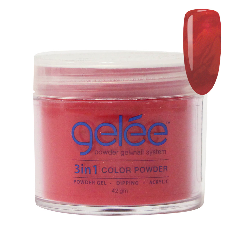 Nail Dipping Color Powder Cherry Berry 42g, Dip Acrylic Powder Gel Nail Art Manicure System GCP34