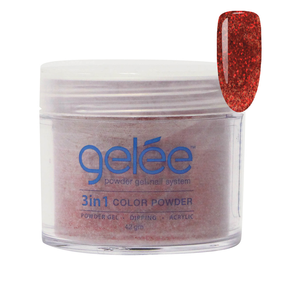 Nail Dipping Color Powder Fiery Queen 42g, Dip Acrylic Powder Gel Nail Art Manicure System GCP57