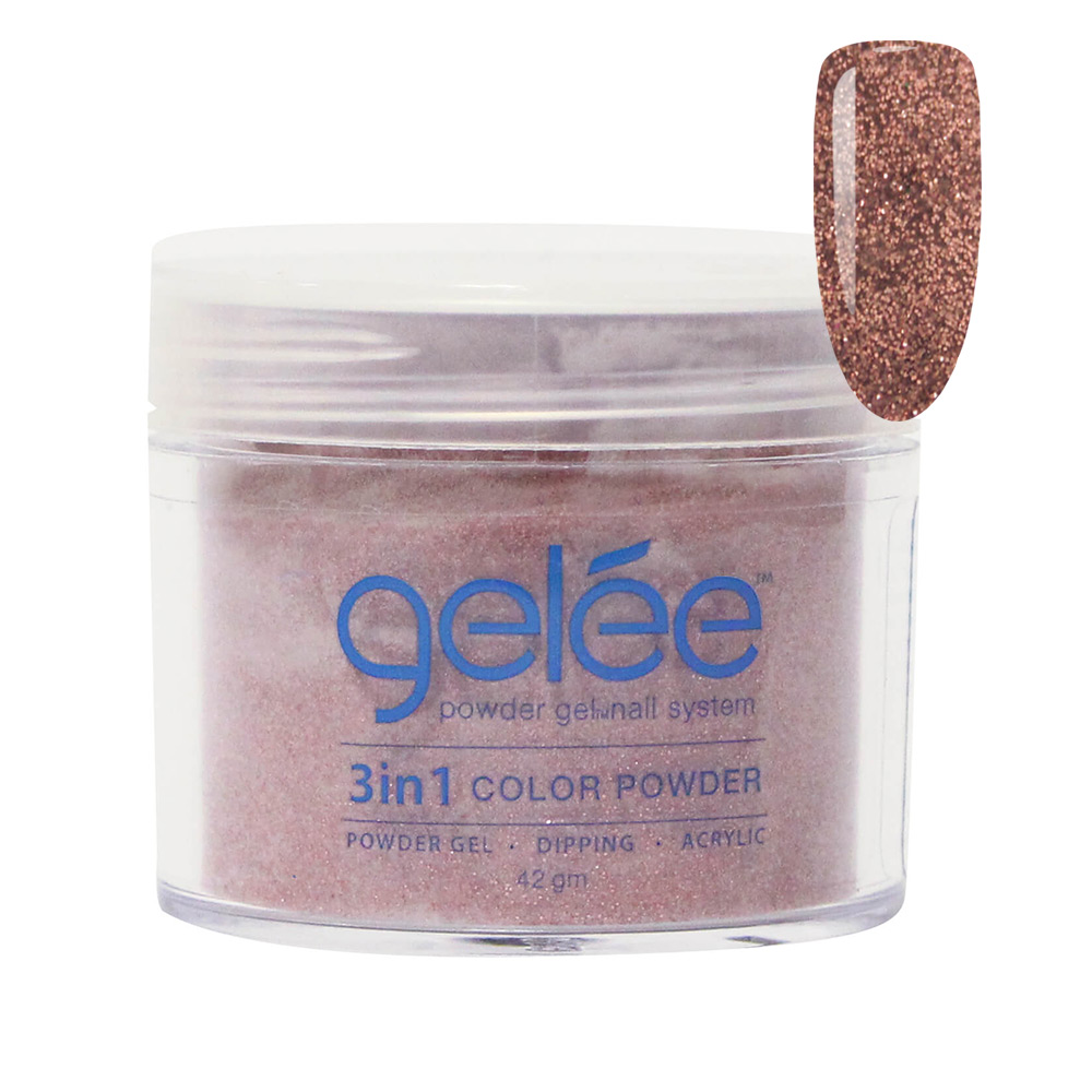 Nail Dipping Color Powder Rosette 42g, Dip Acrylic Powder Gel Nail Art Manicure System GCP61