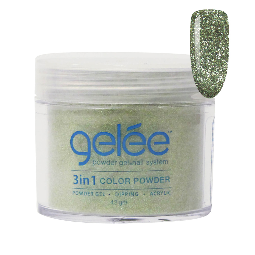 Nail Dipping Color Powder Olive Gem 42g, Dip Acrylic Powder Gel Nail Art Manicure System GCP63