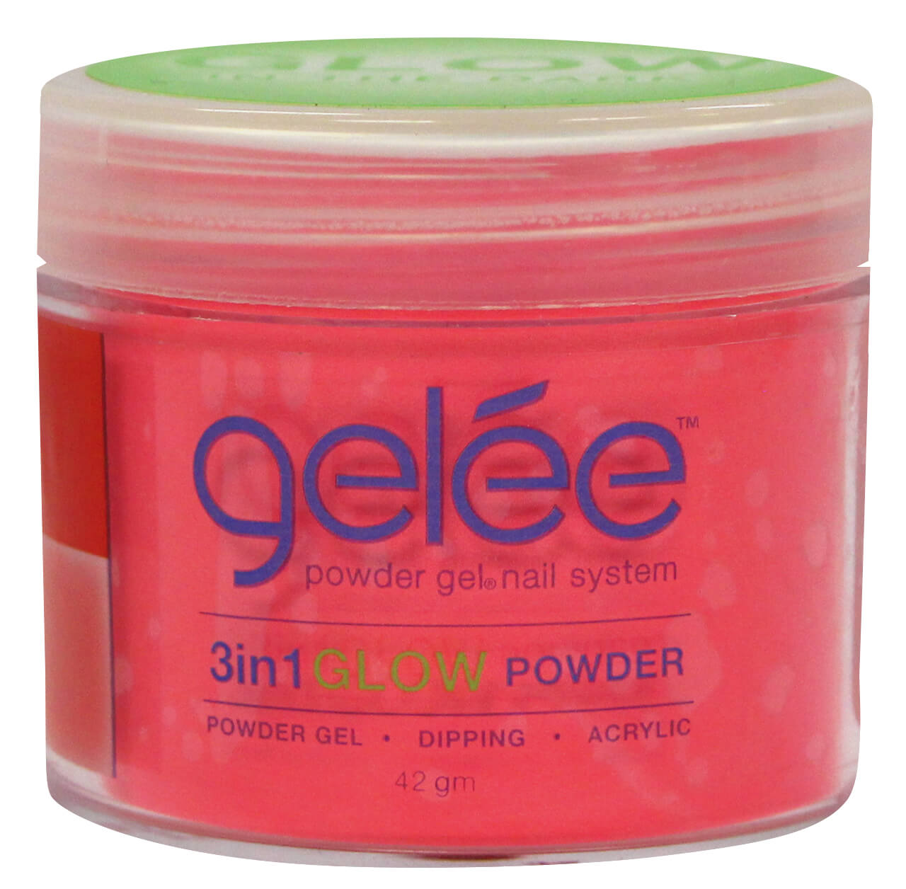 Nail Dipping Glow Powder Hyped Up 42g, Dip Acrylic Powder Gel Nail Art Manicure System GCPG07