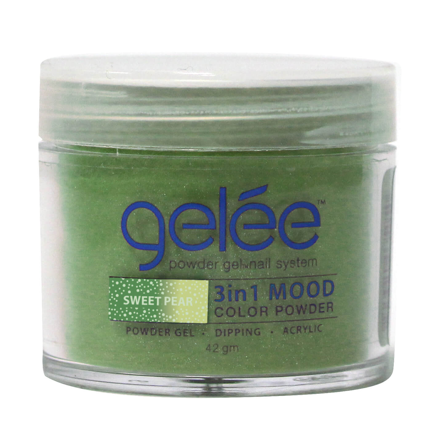 Nail Dipping Mood Color Powder Sweet Pear 42g, Dip Acrylic Powder Gel Nail Art Manicure System GCPM06