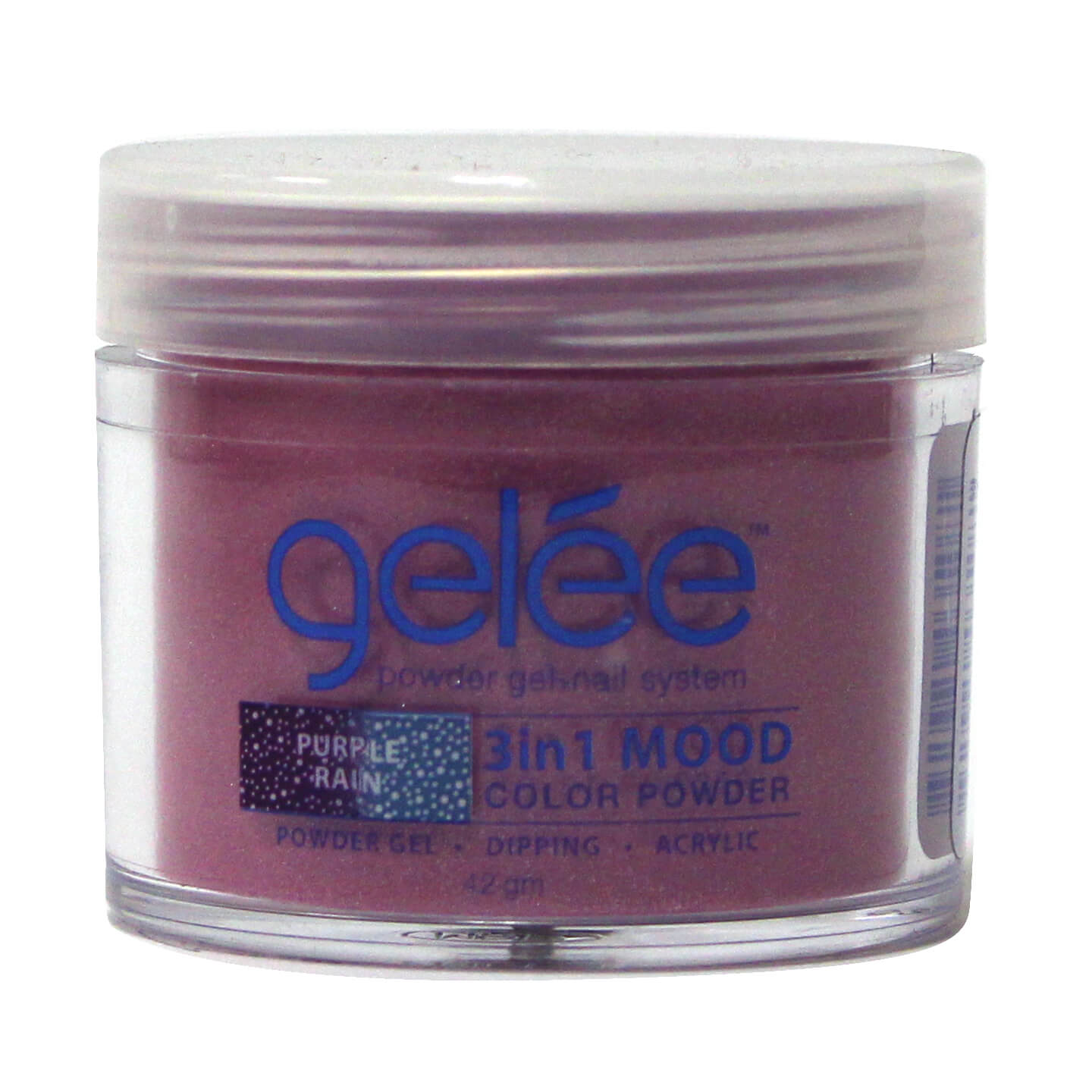 Nail Dipping Mood Color Powder Purple Rain 42g, Dip Acrylic Powder Gel Nail Art Manicure System GCPM08