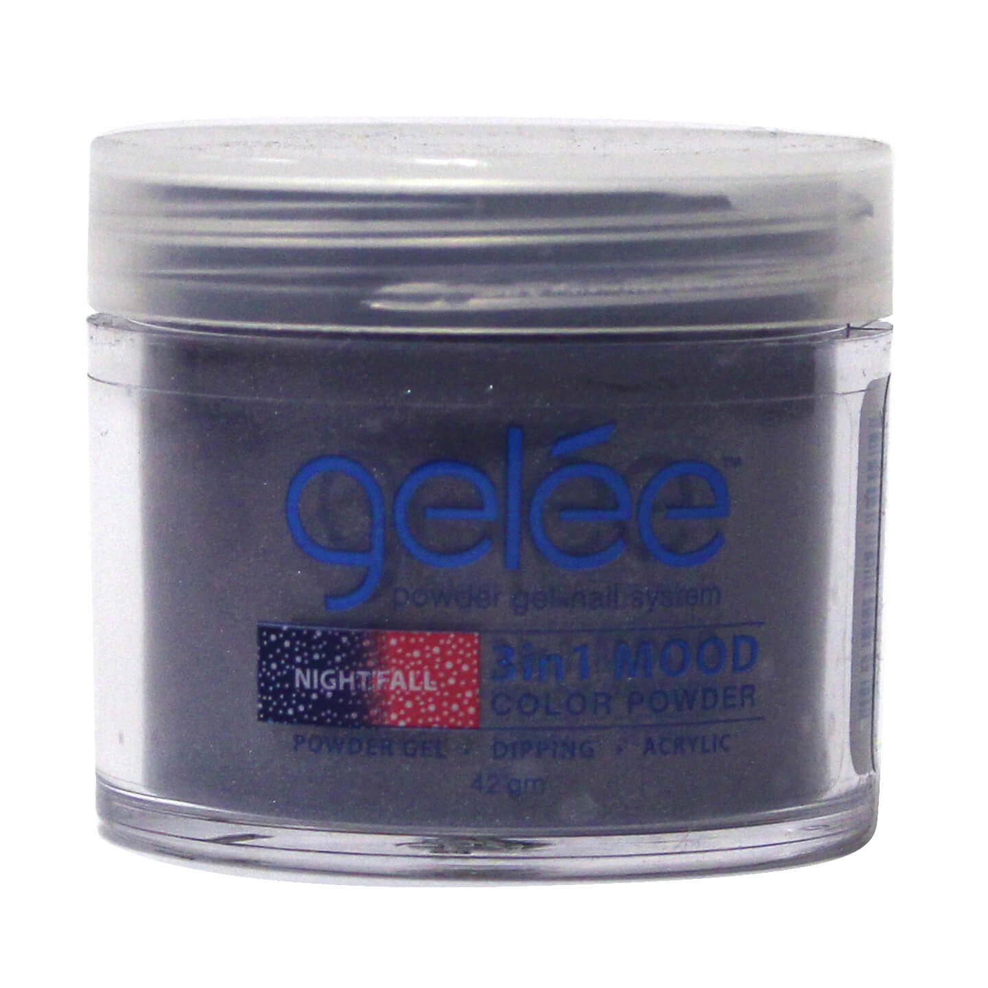 Nail Dipping Mood Color Powder Nightfall 42g, Dip Acrylic Powder Gel Nail Art Manicure System GCPM10