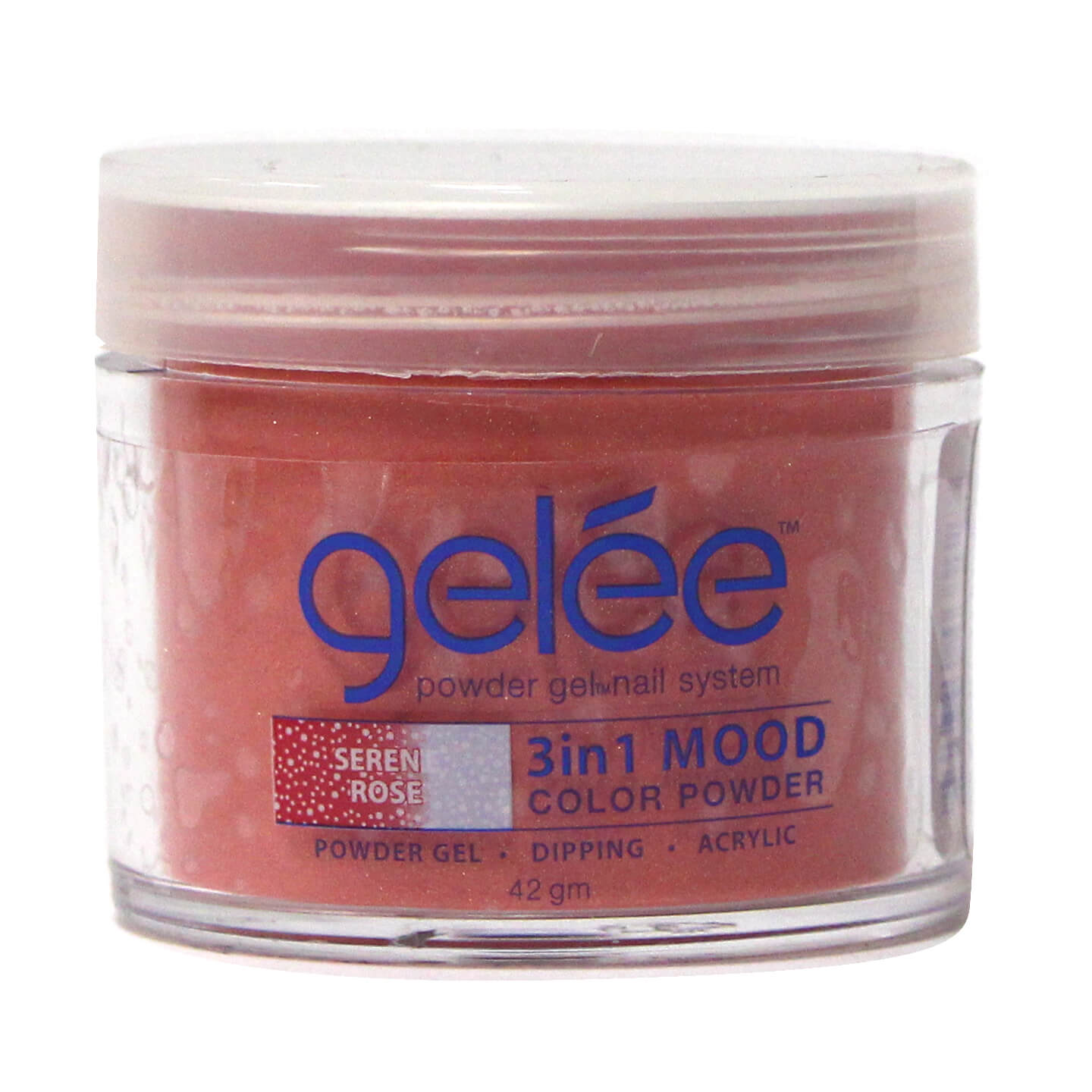 Nail Dipping Mood Color Powder Serene Rose 42g, Dip Acrylic Powder Gel Nail Art Manicure System GCPM12