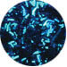 Nail Art Accessories Gliters  EFFX  Feather Glitter - Electric Blue GFX79