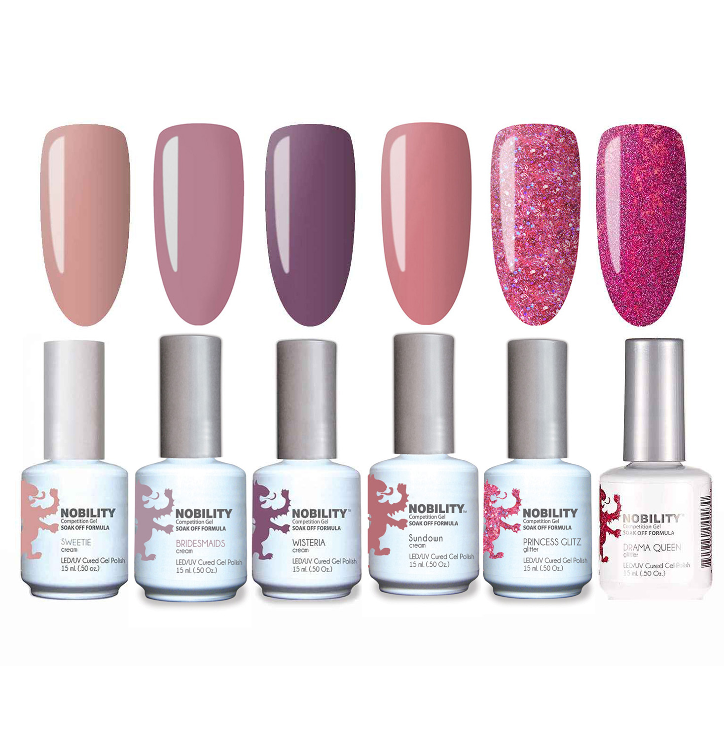 Nobility Gel Polish kit Nude Collection GNK02
