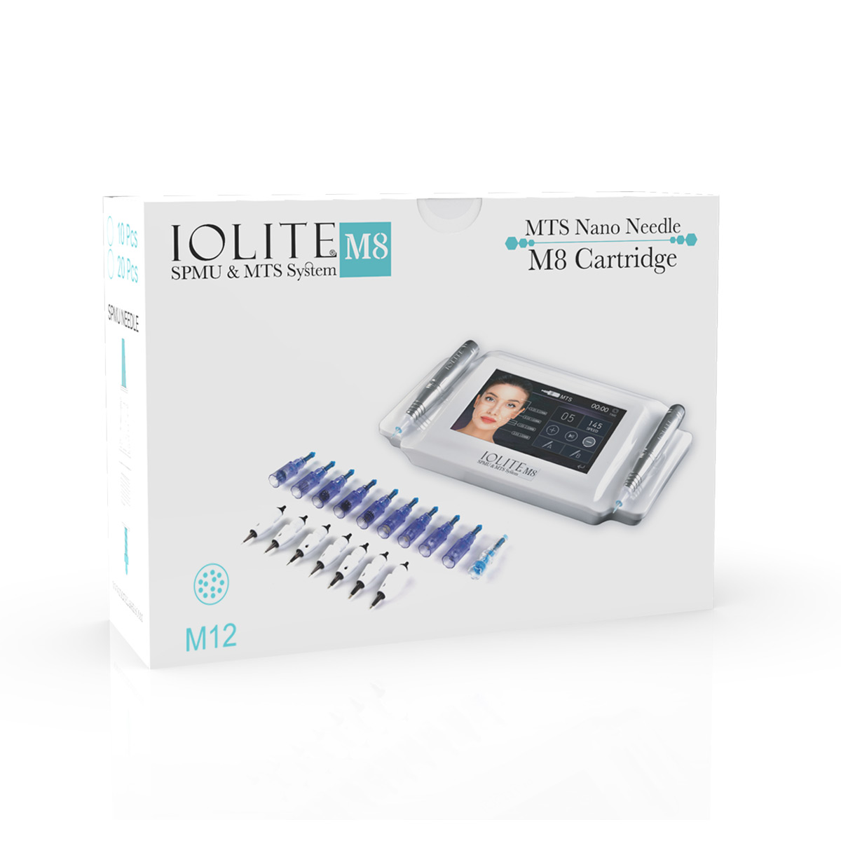 IOLITE M8 MTS & SPMU Machine Cartridge M12 Needles MTS Therapy SystemM8M12