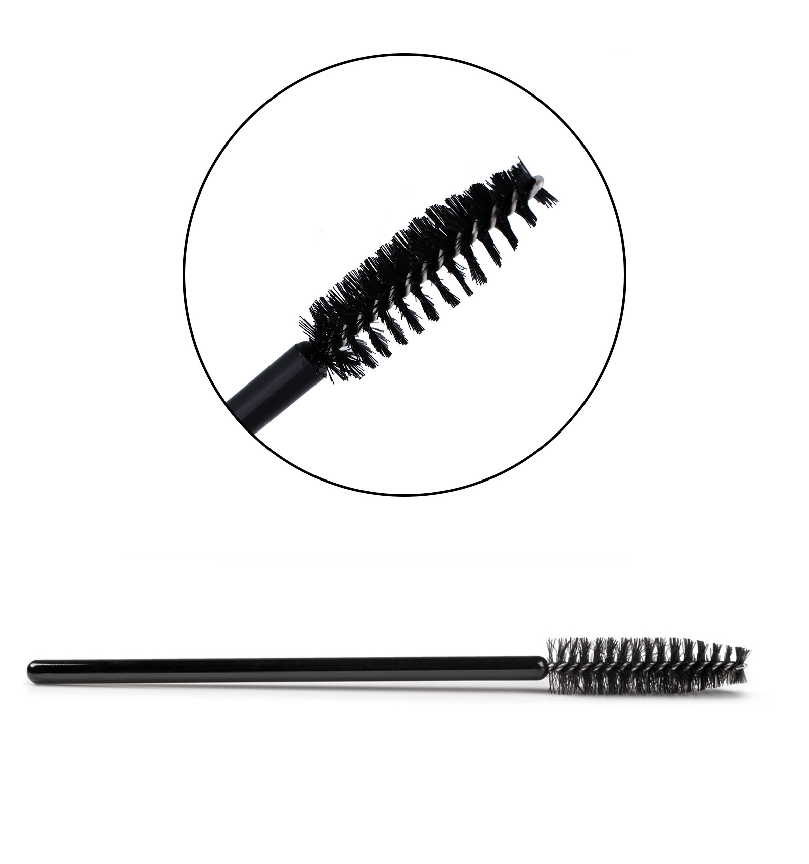 Eyelash Applicator Brush, 50 PCS Disposable Eyelash Mascara Brushes Wands Applicator Eyebrow Brush, Eyelash Extension Supplies LXCMA1