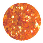 Nail Art Accessories Gliters  EFFX Elegant Sequins - Orange Grove GFX69