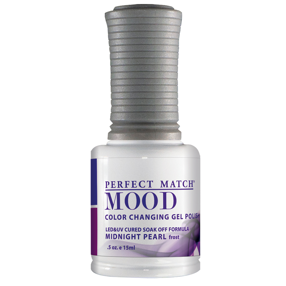 Soak Off Gel UV/LED Gel nail Polish Mood 15ml Midnight Pearl MPMG07