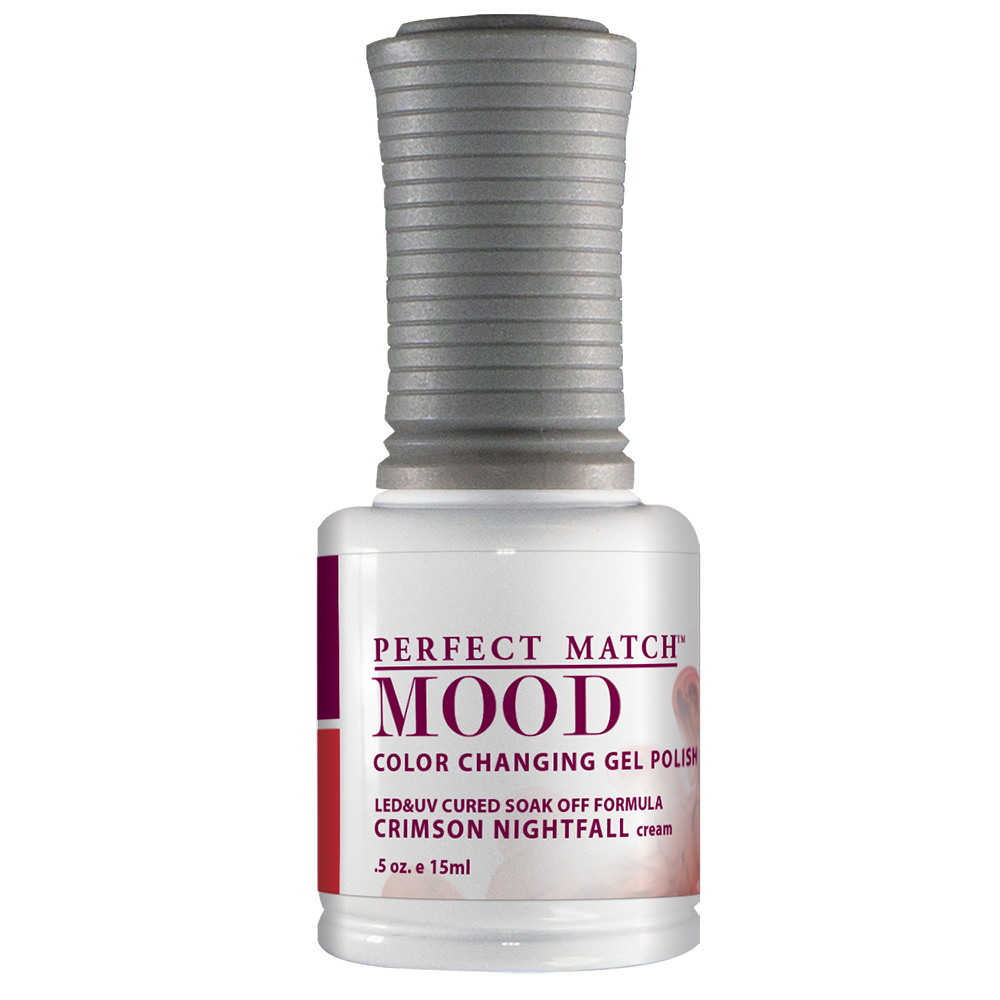 Soak Off Gel UV/LED Gel nail Polish Mood 15ml Crimson Nightfall MPMG18