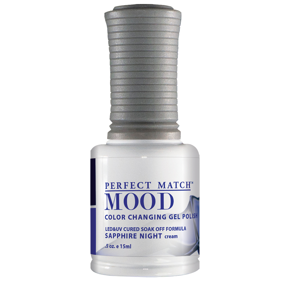 Soak Off Gel UV/LED Gel nail Polish Mood 15ml Sapphire Night MPMG43