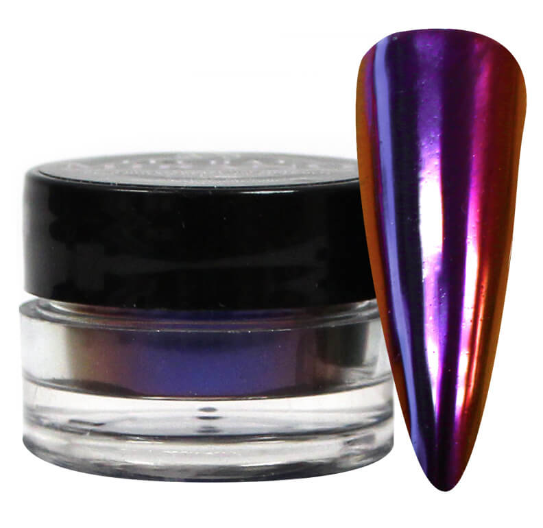 MIrano Chrome nail art powers Galactic MRN07