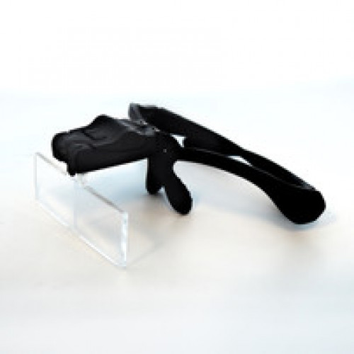 5 Lens Magnifier with 2 LED Light and Interchangeable Bracket/Headband MAG5