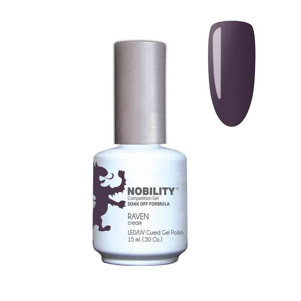 Nobility Soak Off Gel UV/LED Gel nail Polish 15ml Raven NBGP137