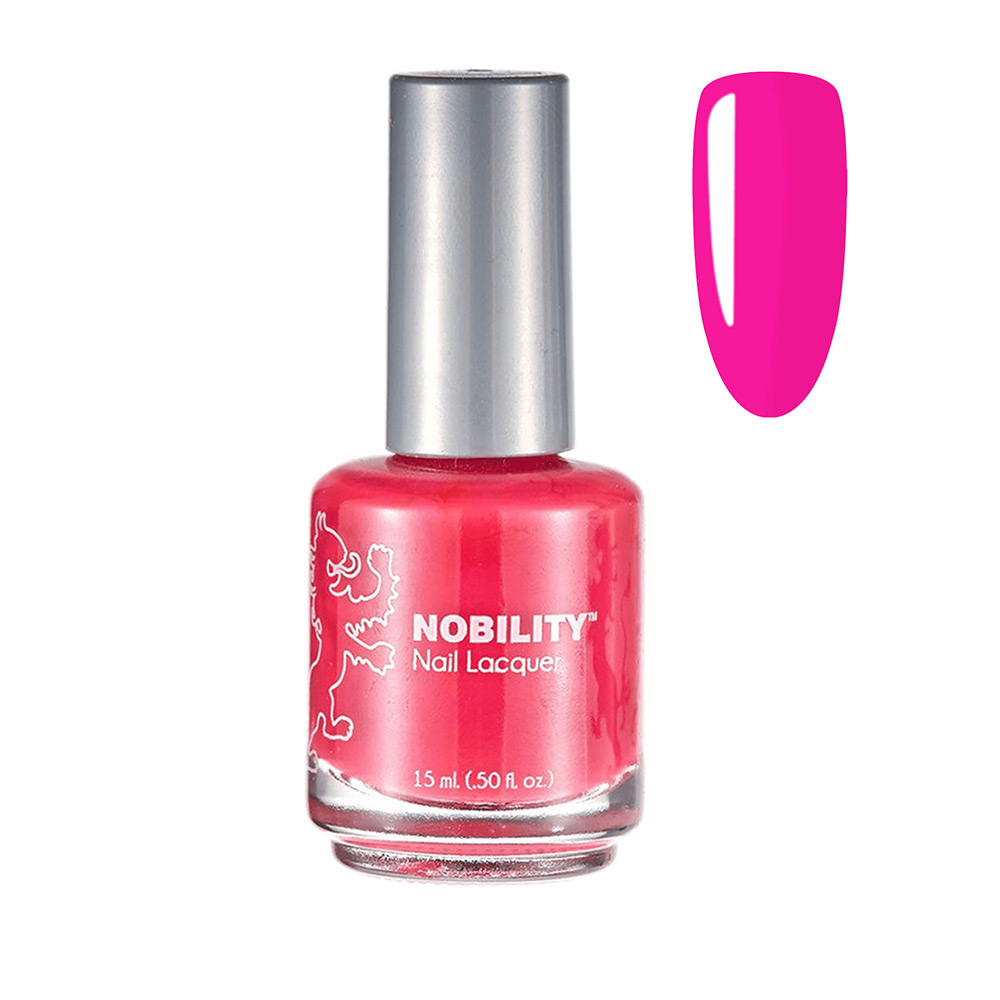 Nobility Nail Polish Shine & Last Lacquer 15ml nail paint Irrestible Pink NBNL100