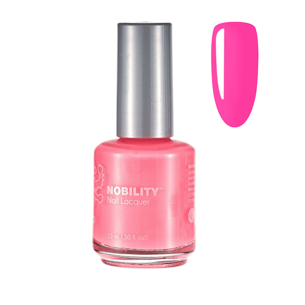 Nobility Nail Polish Shine & Last Lacquer 15ml nail paint Pinkini NBNL115