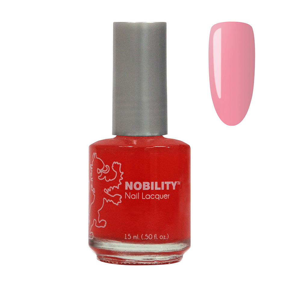 Nobility Nail Polish Shine & Last Lacquer 15ml nail paint Clearly Pink NBNL66